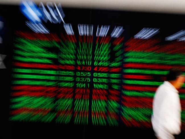 SYDNEY, AUSTRALIA - NewsWire Photos, October 29 2024. GENERIC. Stocks. Finance. Economy. Stock price ticker of the Australian Stock Exchange, ASX, at their offices on Bridge Street. Picture: NewsWire / Max Mason-Hubers