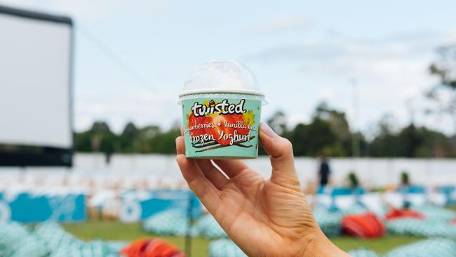 Cool down with some Twisted Frozen Yoghurt. Picture: Sydney Hills Outdoor Cinema