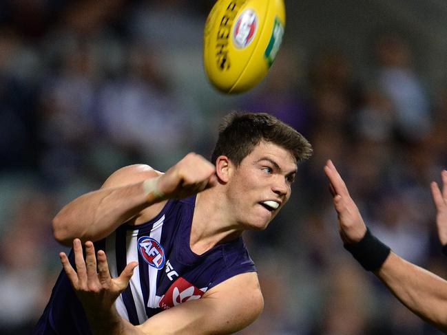 Collins played just 14 games in two seasons for Fremantle, before being delisted. Picture: Getty Images