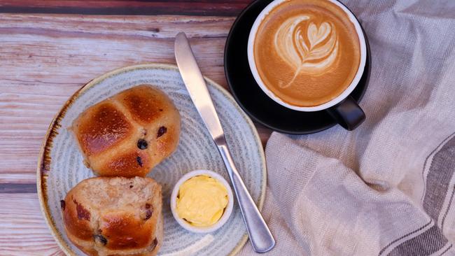 Bake Bar’s Hot Cross Buns. Picture: Jenifer Jagielski