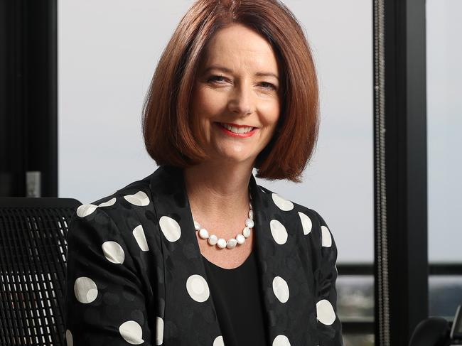 24/01/17 Former Prime Minister Julia Gillard in her office in the city. photo Calum Robertson