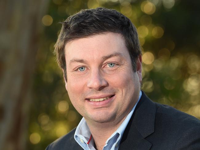 Liberal politician Tim Smith on the Yarra Boulevard, Kew. Picture: Josie Hayden