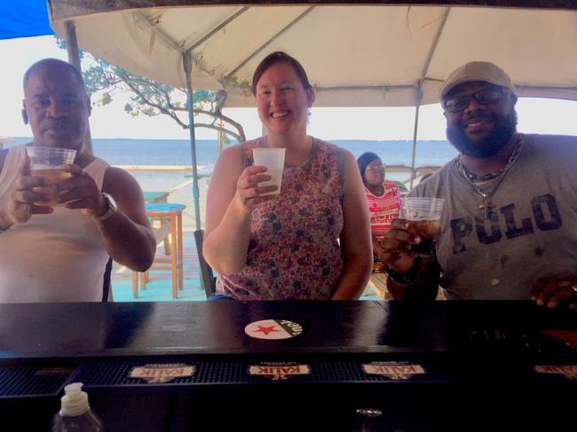 Drinking in the Bahamas. Tourists have been warned to heed caution after a spate of alcohol-related deaths in the Bahamas and The Caribbean. Picture: Supplied.