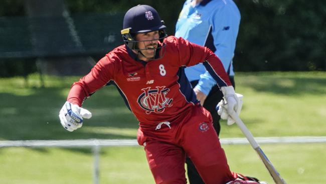 Melbourne batter Blake Thomson. Picture: Valeriu Campan