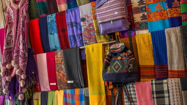 Thimpu Craft Bazaar in Bhutan.