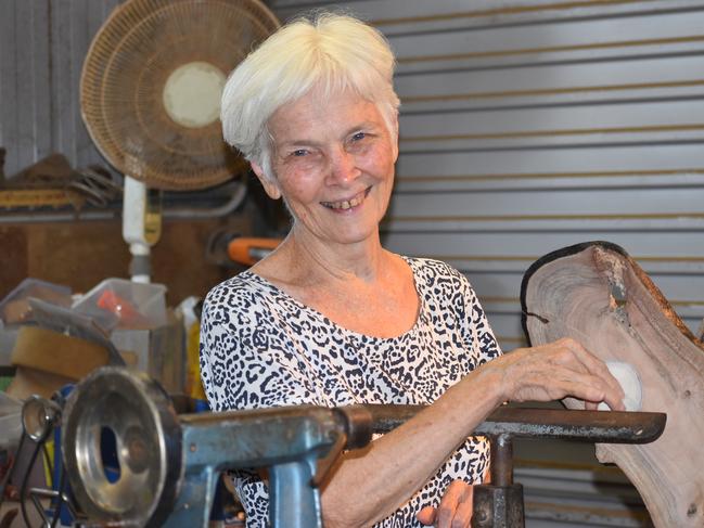 The Mackay Woodturning Club's Therese Madam, taken on March 29, 2022. Picture: Lillian Watkins