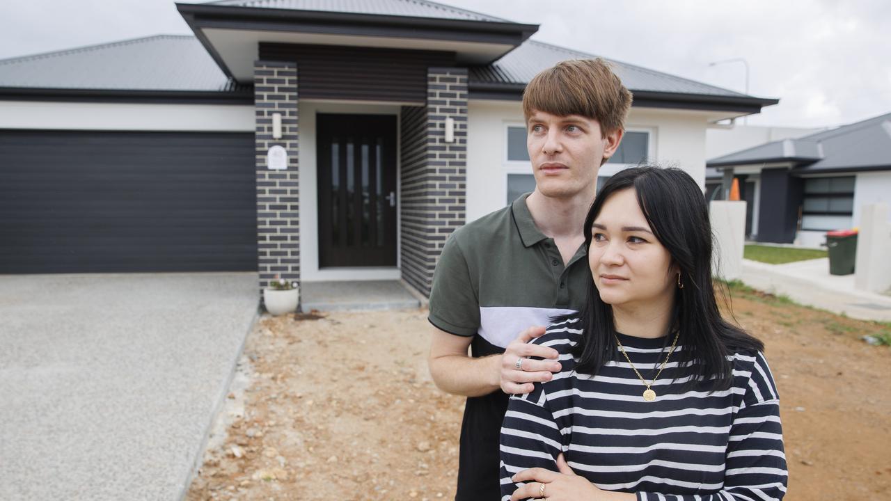 James and Charmaine Jackson’s new home could be resumed to make way for the Bruce Hwy upgrade. Picture Lachie Millard