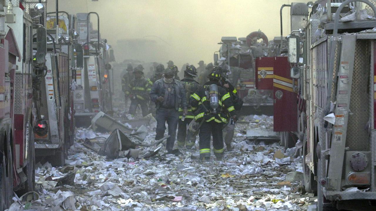 Among all the chaos, Nathan recalls “the seemingly endless sheets of paper still floating to the ground” from the many offices destroyed in the attacks. The paper fuelled spot fires in the rubble.