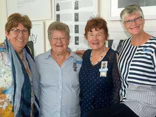 Marie Baulch - State vice President Northern region, Heather Wieland AM - Port Curtis division/Gladstone branch, Jan Street - Urgangan branch, and Glenys Berry - Capricornia/vice president Emu Park. Picture: Jann Houley