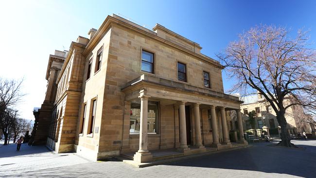 The Treasury Building on the corner of Murray and Macquarie streets in Hobart’s CBD.