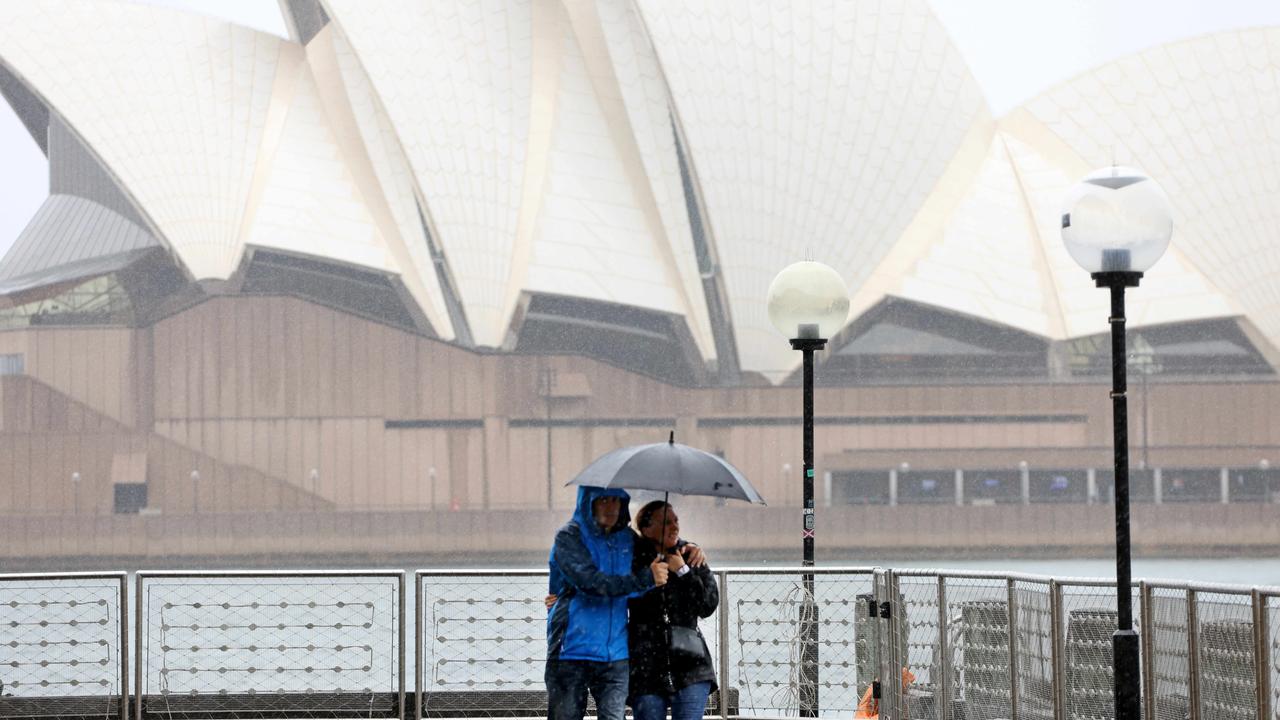 Parts of Sydney received a month’s worth of rain in less than one day on Saturday. Picture: NewsWire / Damian Shaw.