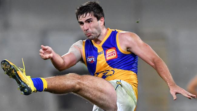 Eagle Andrew Gaff has made wing play an art form. Picture: AAP