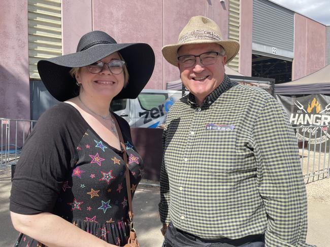 Belinda Ray and David Ray at the 2024 Meatstock Festival at Bendigo Showgrounds. Photo: Himangi Singh