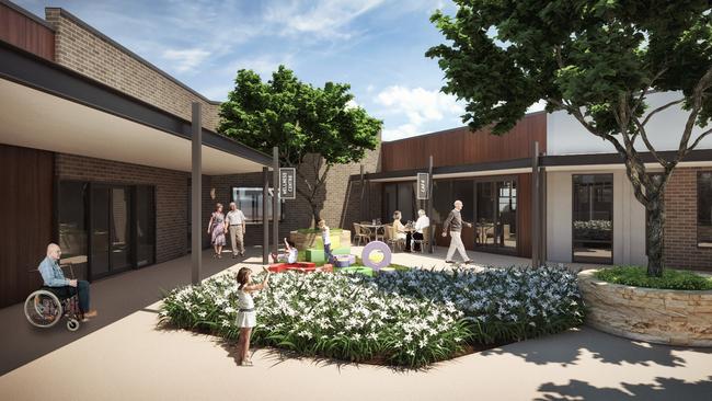 Concept images for the Korongee dementia village site at Glenorchy. Picture: SUPPLIED