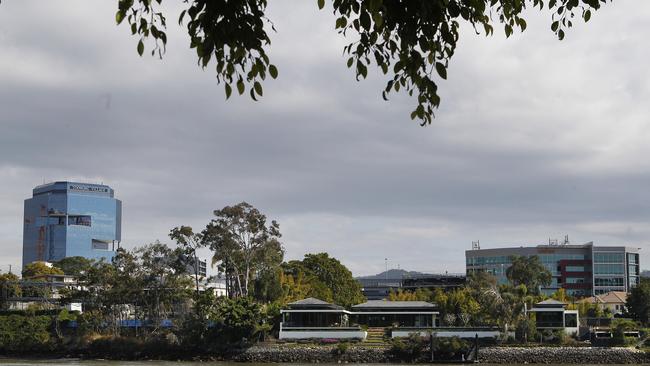 The ABC site is on a prime riverfront stretch of Toowong. Luxury homes near the property are worth multi millions.