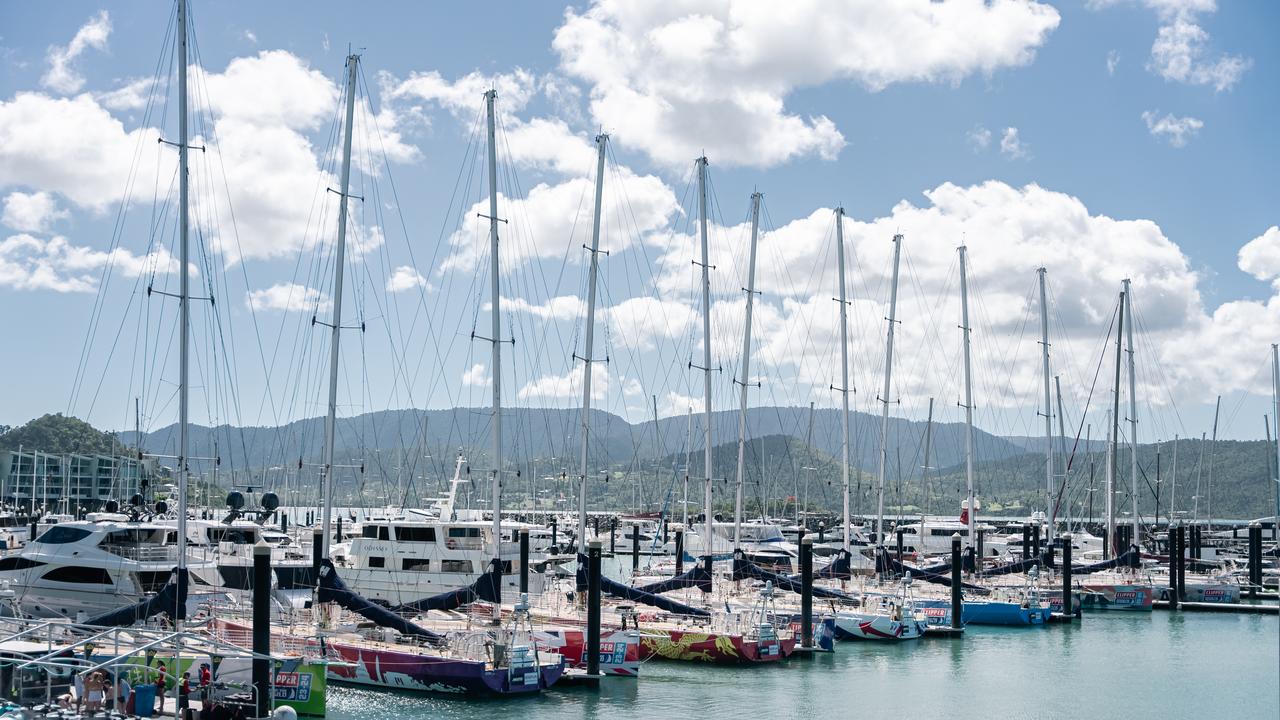 Clipper race boats have been prepped for the potential coming cyclone.