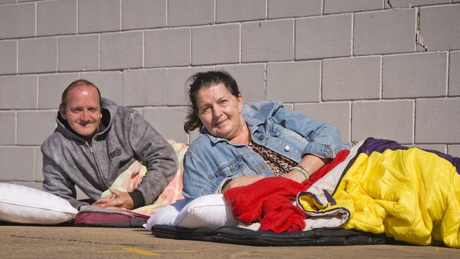 Back in May Tony Hurle and Jo Noonan slept out to raise awareness of homelessness in Toowoomba and funds to keep Tony's Kitchen open.