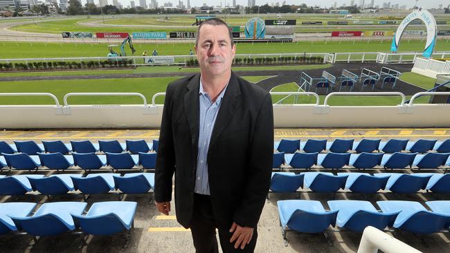 Gold Coast Turf Club chairman Brett Cook at the club. Picture: Richard Gosling.