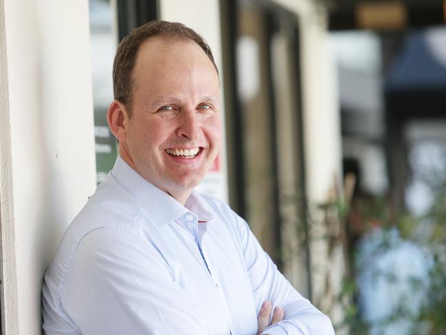 Robbie Cooke poses for a photo at Fortitude Valley 23rd January 2018Robbie Cooke the new  CEO of Tyro bank .Photo AAP/ Ric Frearson