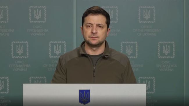 President Volodymyr Zelenskyy said the "fate" of Ukraine is being decided "right now" in a late-night address to the nation
