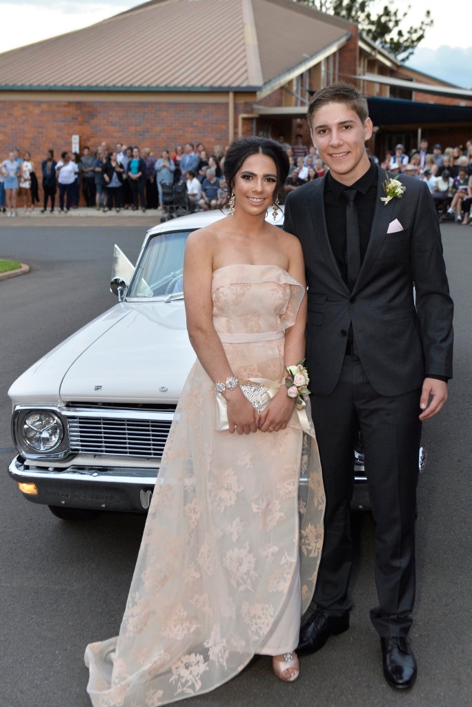 Naomi Vogler and Dylan Pukallus at Concordia formal at Redlands campus, Thursday, November 16, 2017. Picture: Kevin Farmer
