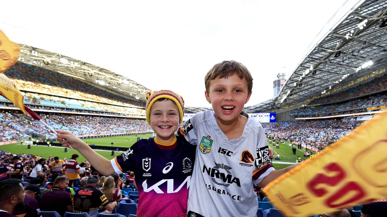 Daniel McKenzie 8 and Hayden McInnes 8 from Northern NSW get ready for the NRL Grand Final at Accor Stadium, Sydney Olympic Park. Pics Adam Head