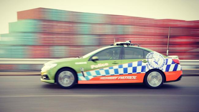 Craig Whalen-Johnson was charged with leading police on a high speed pursuit before allegedly striking a Highway Patrol officer who was deploying road spikes. NSW Police Highway Patrol (file photo).