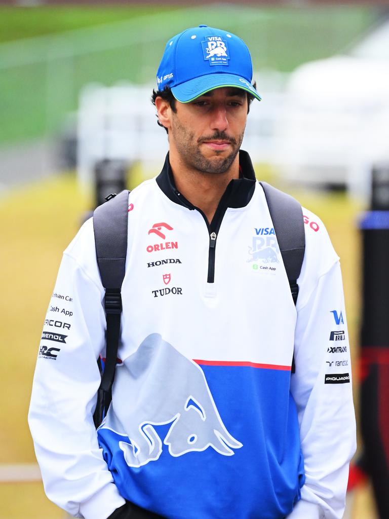 Ricciardo is out the door. (Photo by Clive Mason/Getty Images)