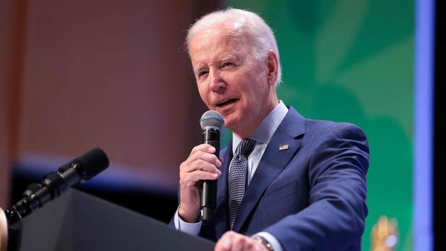 US President Joe Biden speaks during the White House Conference on Hunger, Nutrition, and Health at the Ronald Reagan Building in Washington, DC. Picture: AFP