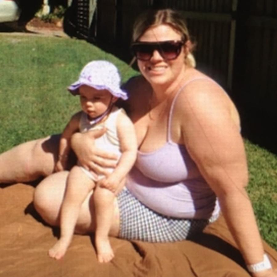 Queensland mum Kira Morrison felt like a hypocrite when giving healthy lifestyle advice to patients when she was obese. Picture: CatersNews