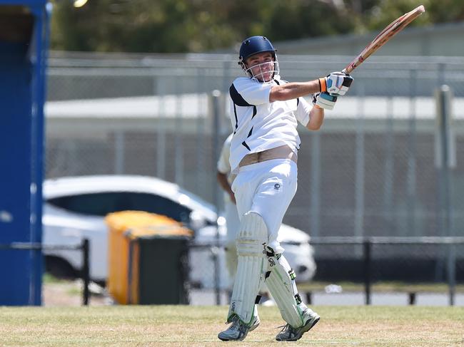 Brad Trotter on the attack for Pearcedale. Picture: Chris Eastman