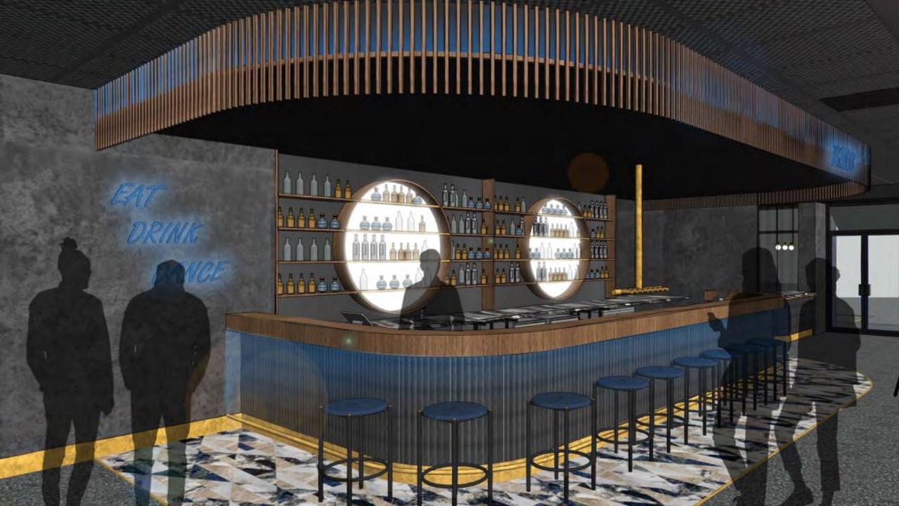 The bar perspective for the planned Hibiki Bar and Karaoke. Picture: Supplied