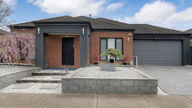 The four-bedroom house at 6 Glengarry Place, Craigieburn, is listed for $765,000.