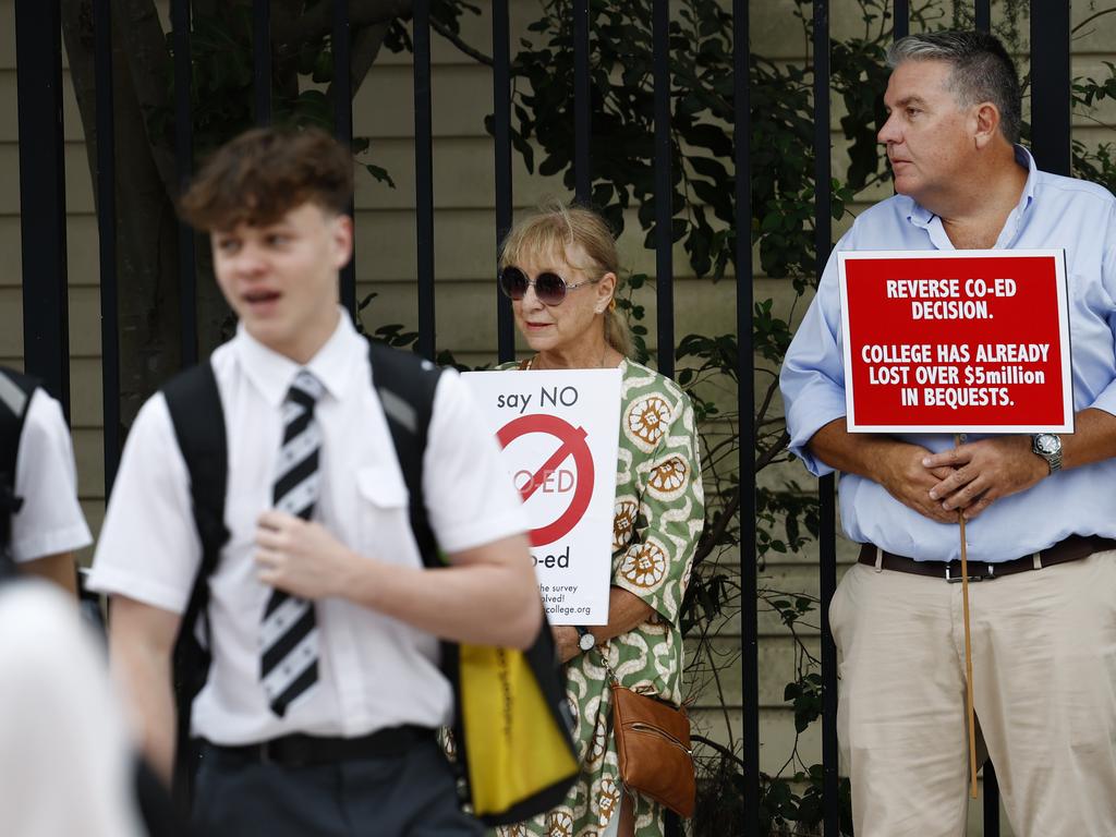 The ‘silent protest’ has sparked heated debate online. Picture: Richard Dobson