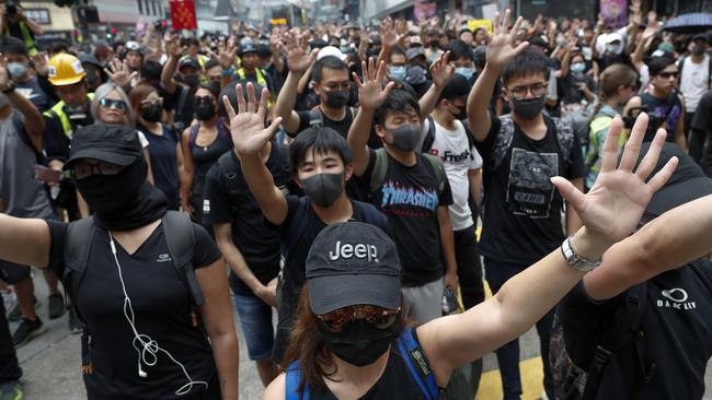 The protests have taken a heavy toll on Hong Kong’s economy and tourism sectors.