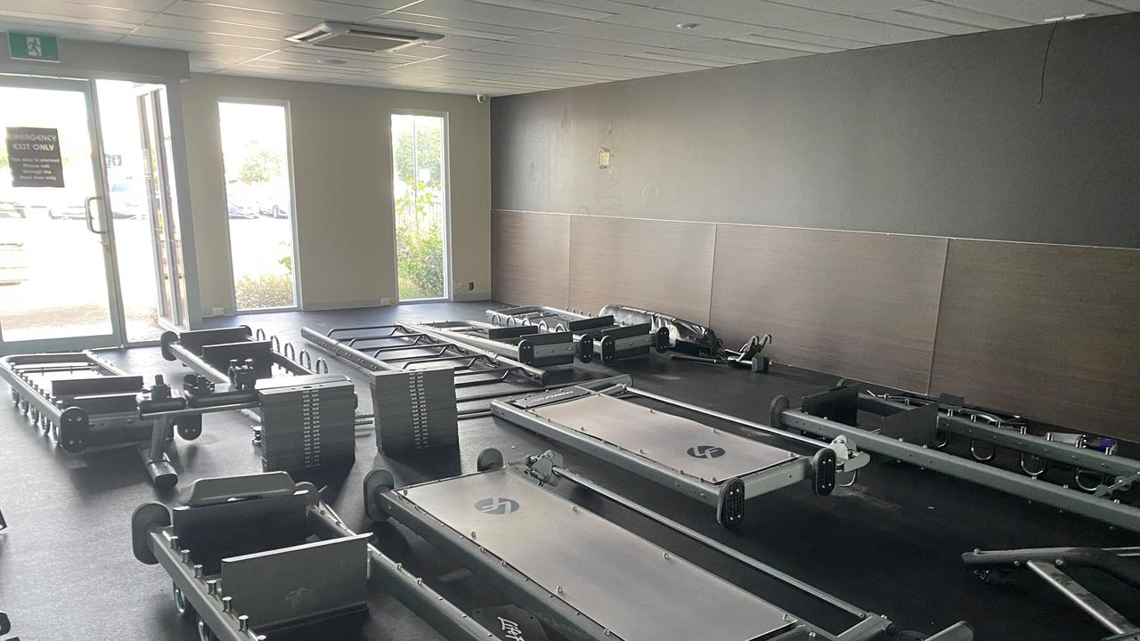 Mr Darren said more than 30 gym machines were taken including treadmills, cross trainers and ‘a whole lot of strength equipment’. Picture: Troy Cooper