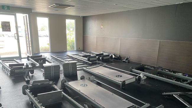 Mr Darren said more than 30 gym machines were taken including treadmills, cross trainers and ‘a whole lot of strength equipment’. Picture: Troy Cooper