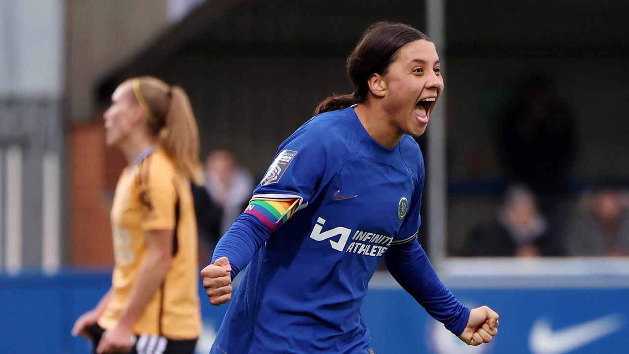 Sam Kerr had been touted as football’s first $1m female player. Picture: Getty