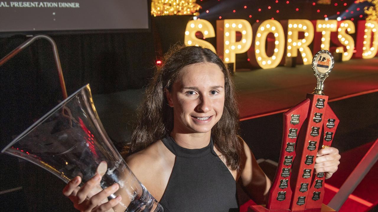 Sienna Deurloo after being named the 2022 Junior Sports Star of the Year. Picture: Nev Madsen.