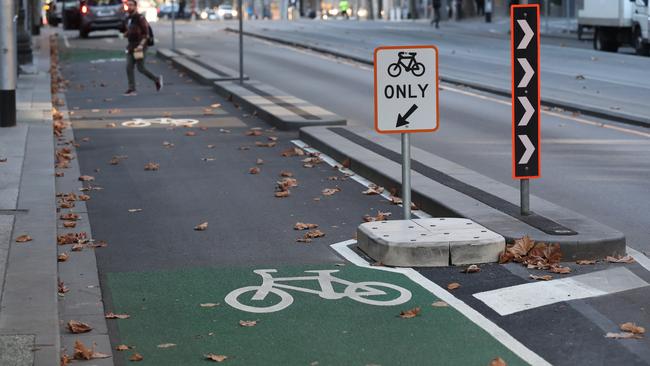 Melbourne’s Lord Mayor Sally Capp says the council is not trying to deter cars. Picture: David Crosling