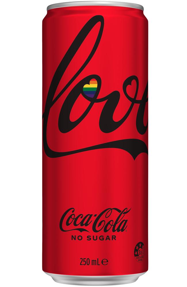 Coca-Cola’s ‘Love Can’ will make a limited comeback during Sydney WorldPride 2023. Picture: Supplied