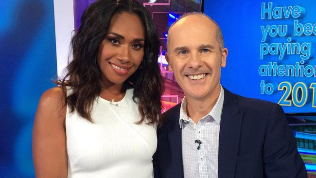 Paulini was a good sport on Have You Been Paying Attention?