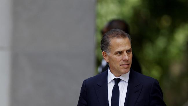 Hunter Biden, has reacted to his father's decision to end his re-election campaign. Picture: Anna Moneymaker /Getty/AFP