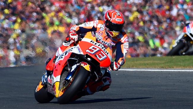 Repsol Honda Team's Spanish rider Marc Marquez.