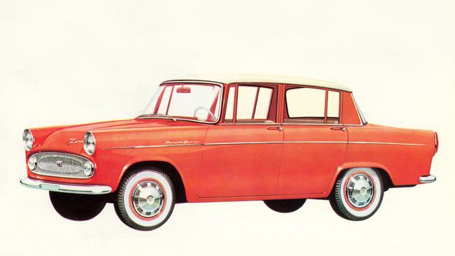 The first Toyota made in Australia, the Tiara, from 1963. Picture: Supplied.