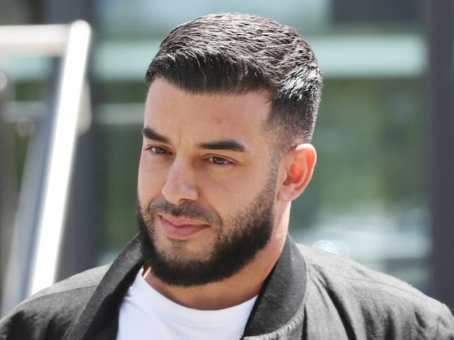 MELBOURNE, AUSTRALIA- NewsWire Photos DECEMBER 11, 2024: Adrian Portelli accused of a hooning incident in 2020, leaves the Sunshine Magistrate Court in Victoria. Picture:  NewsWire/ David Crosling