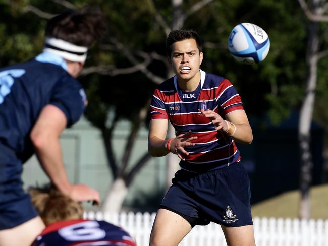 GPS rugby match between Brisbane Grammar and The Southport School - TSS Campbell Parata. Picture: AAP/David Clark
