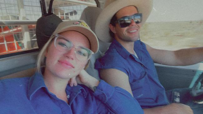 Dylan Stuart and Danika Thomson, of Roxby Downs. Dylan's body was found on Tuesday. Picture: Facebook