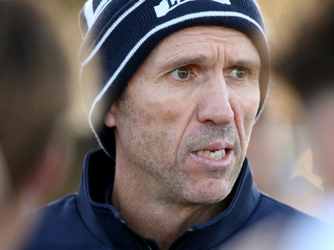 Lara coach Brett Henderson. Picture: Mike Dugdale