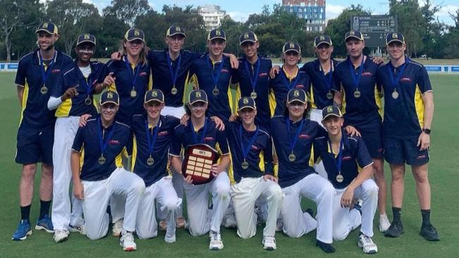 Central Highlands on the Junction Oval after winning the YPL title.